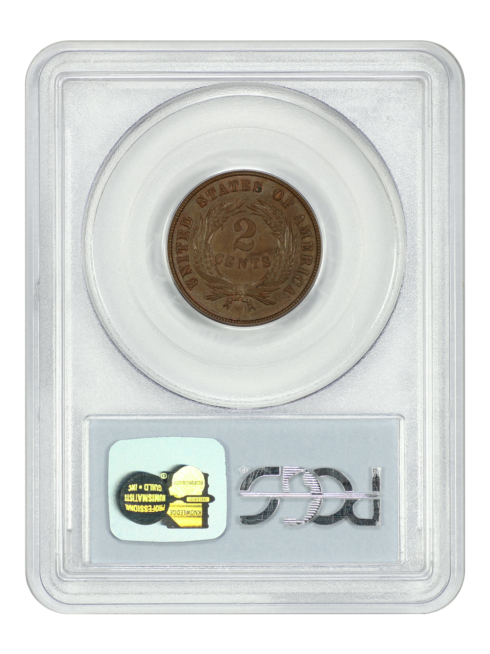 image for: 1871 2c PCGS MS63 BN