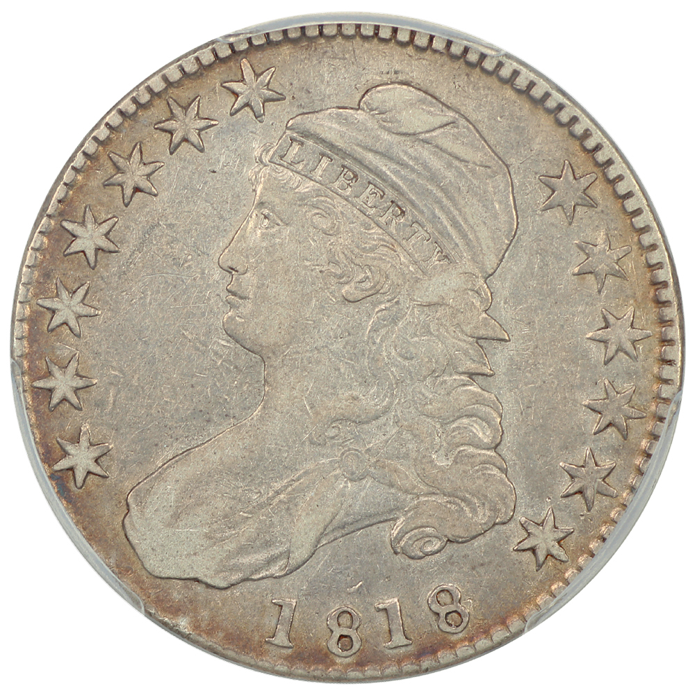 image for: 1818 50c PCGS VF25