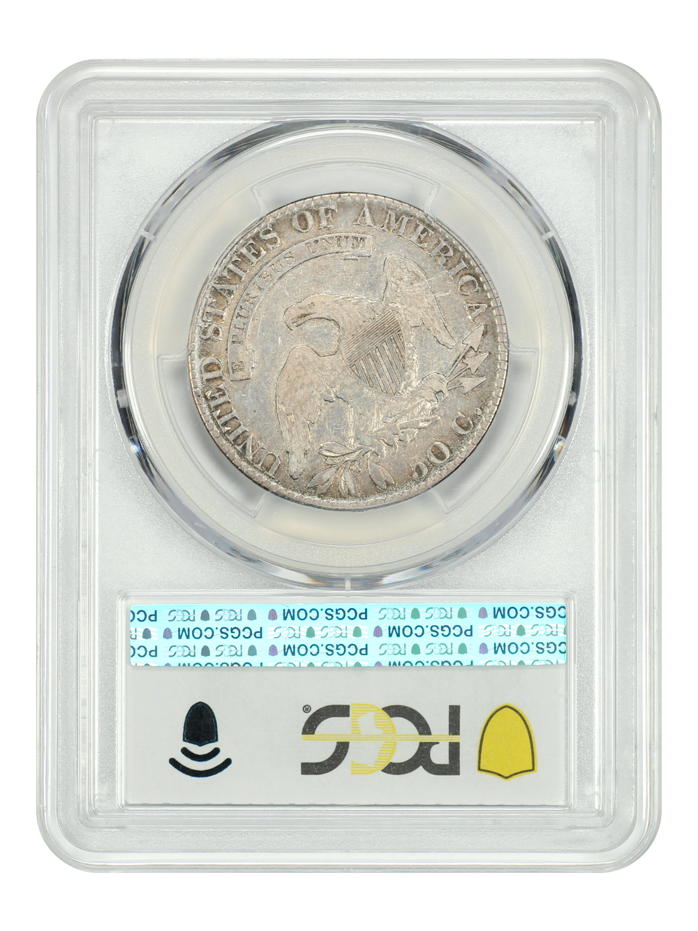 image for: 1820 Curl Base 2, Small Date 50c PCGS F15