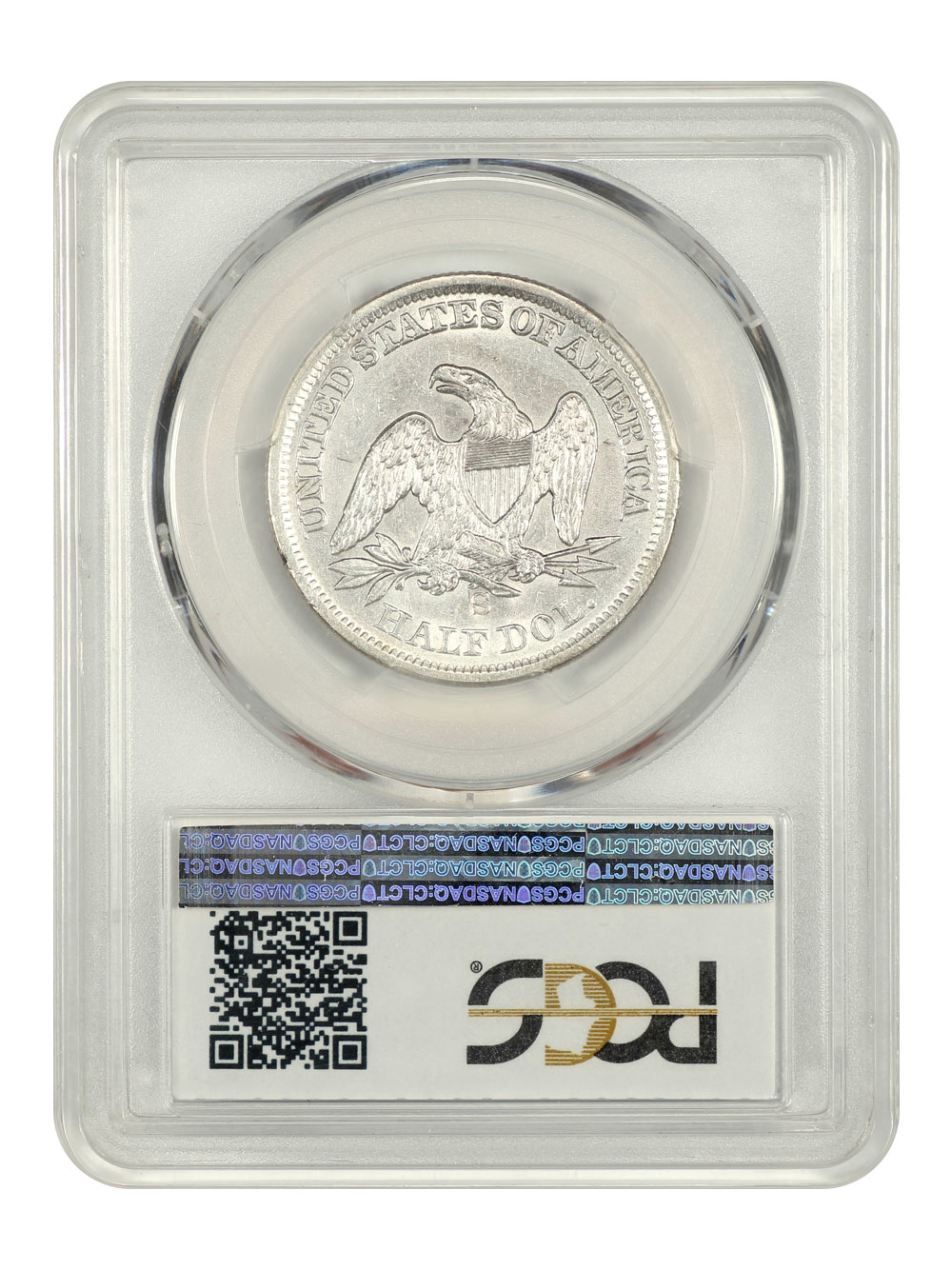 image for: 1860-S 50c PCGS AU53