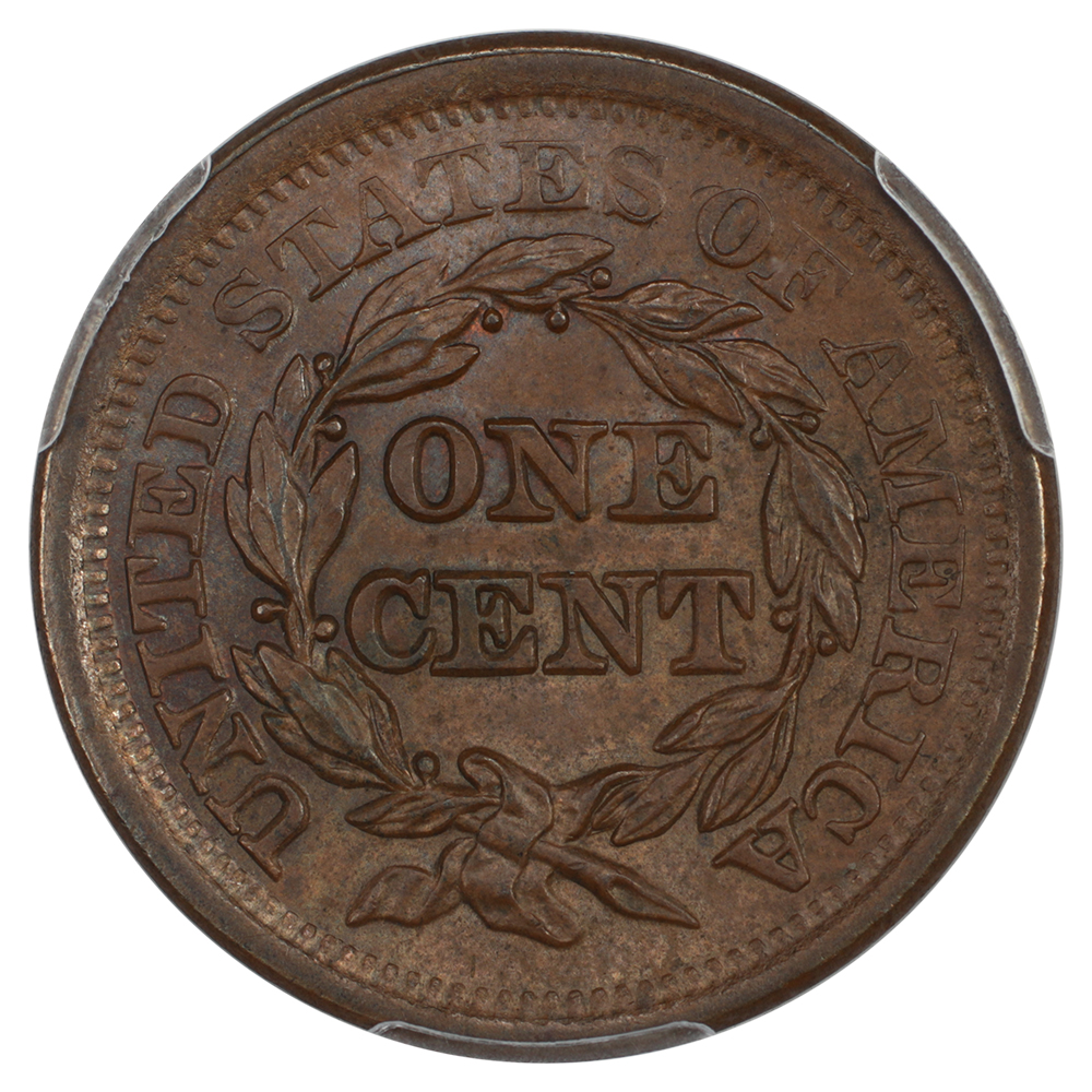 thumbnail for: 1851 1c PCGS MS64 BN