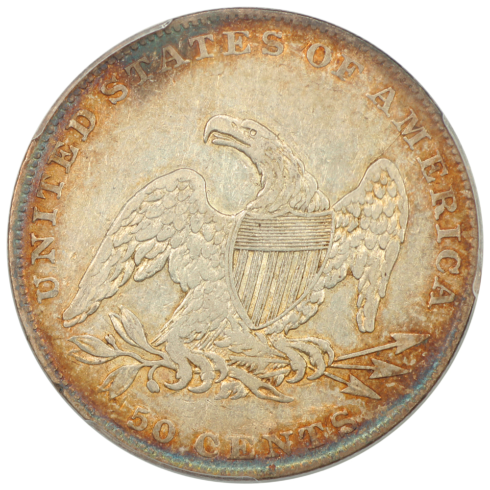 image for: 1836 Reeded Edge 50c PCGS XF40