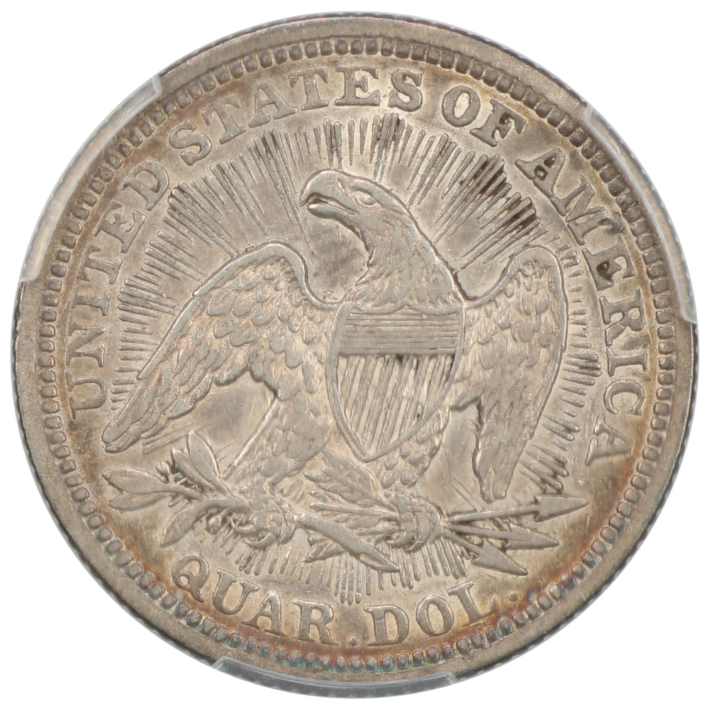 image for: 1853 Arrows & Rays 25c PCGS XF40