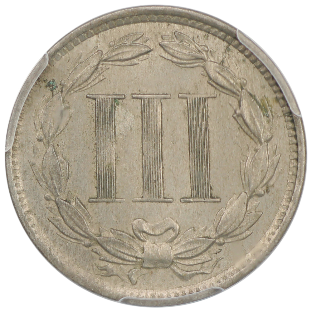 image for: 1868 3cN PCGS MS62