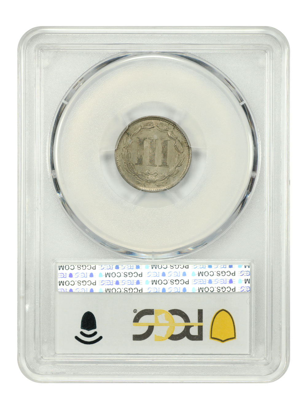 image for: 1868 3cN PCGS MS62