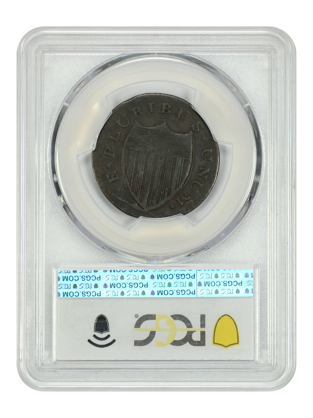 image for: 1787 New Jersey, Large Planchet, Plain Shield Copper PCGS VF20 BN