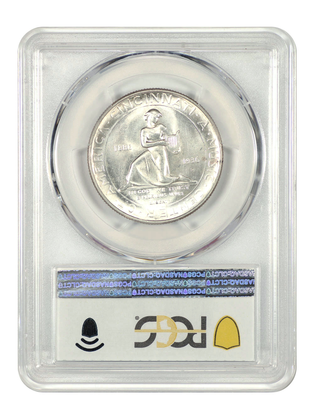 image for: 1936-D Cincinnati Music Center 50c PCGS MS66