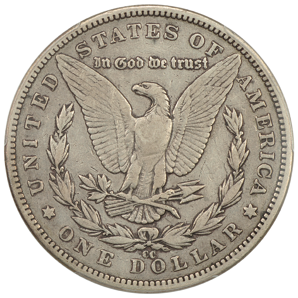 image for: 1889-CC $1  PCGS VF30