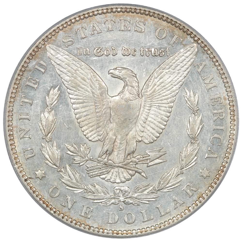 image for: 1892-S $1  PCGS AU50