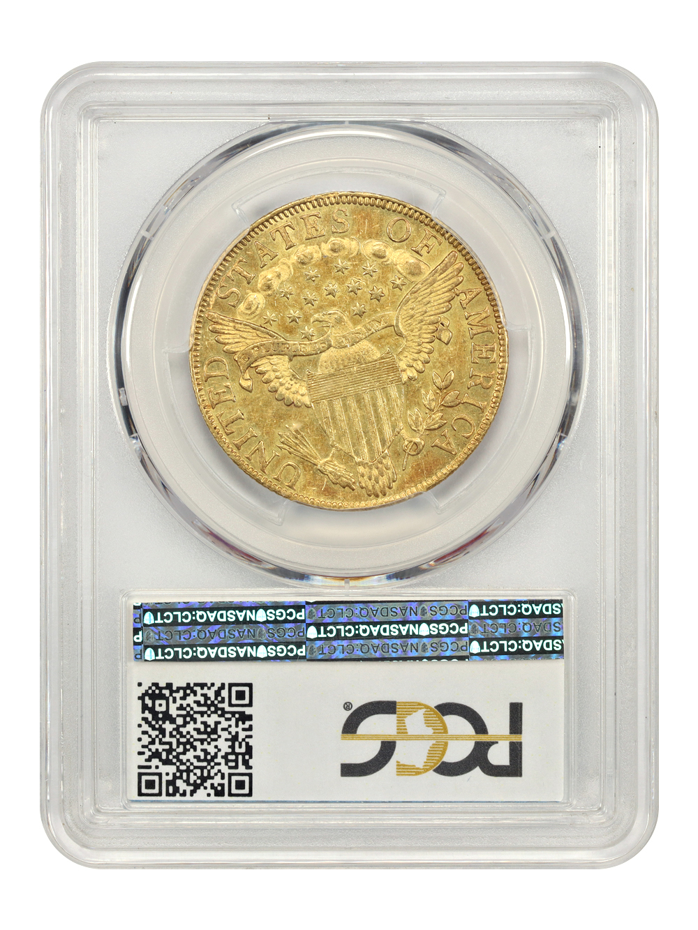 image for: 1799 Small Stars Obverse, BD-7 $10  PCGS AU50
