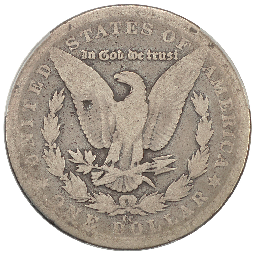 image for: 1892-CC $1  PCGS AG3