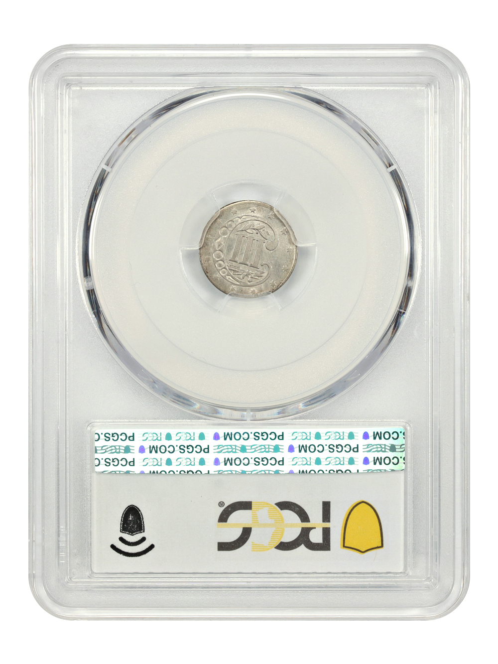 image for: 1858 3cS PCGS MS62