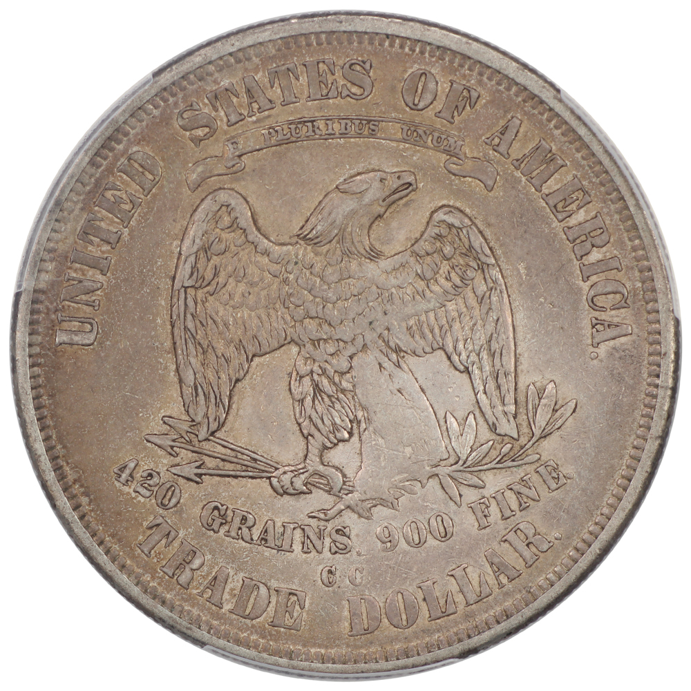 image for: 1875-CC Trade$ PCGS VF35