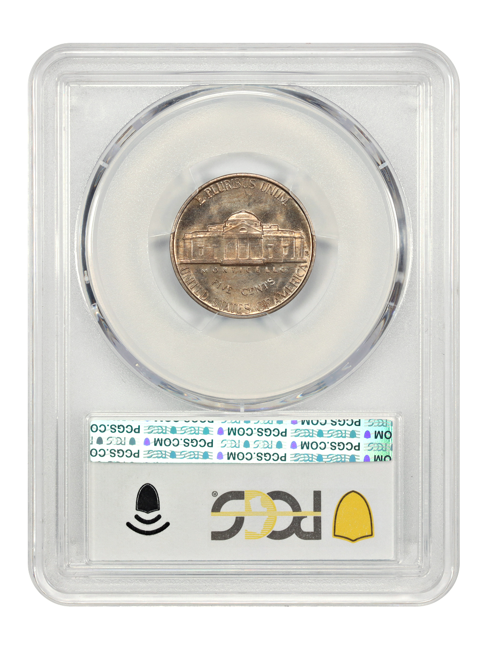 image for: 1942-D/D D/Horizontal D 5c PCGS MS62 FS