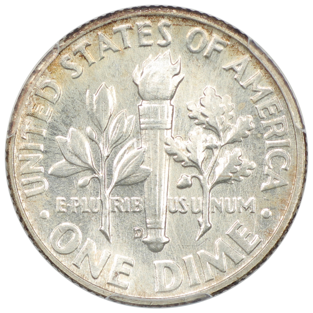 image for: 1959-D 10c PCGS MS67 FB