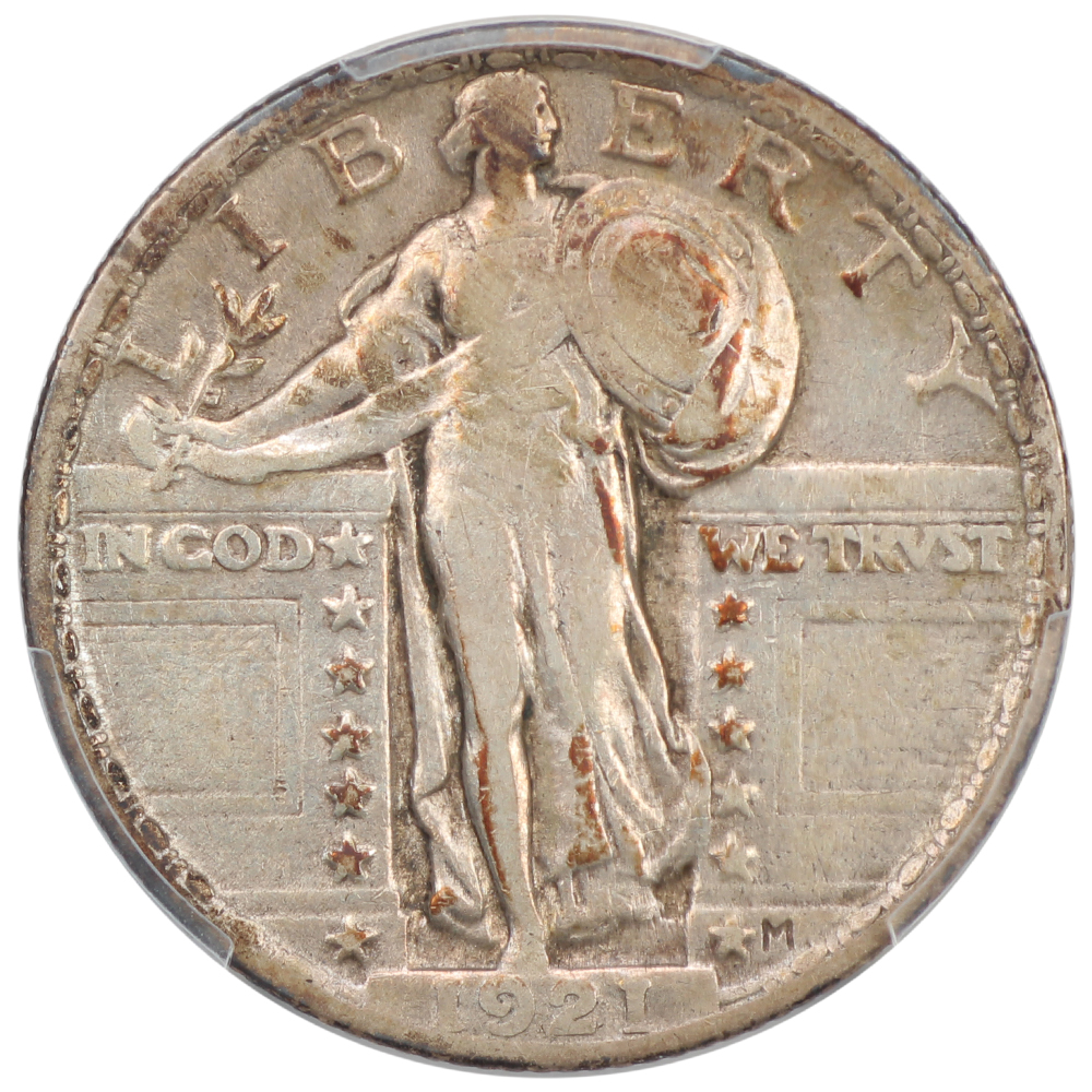 image for: 1921 25c PCGS VF30