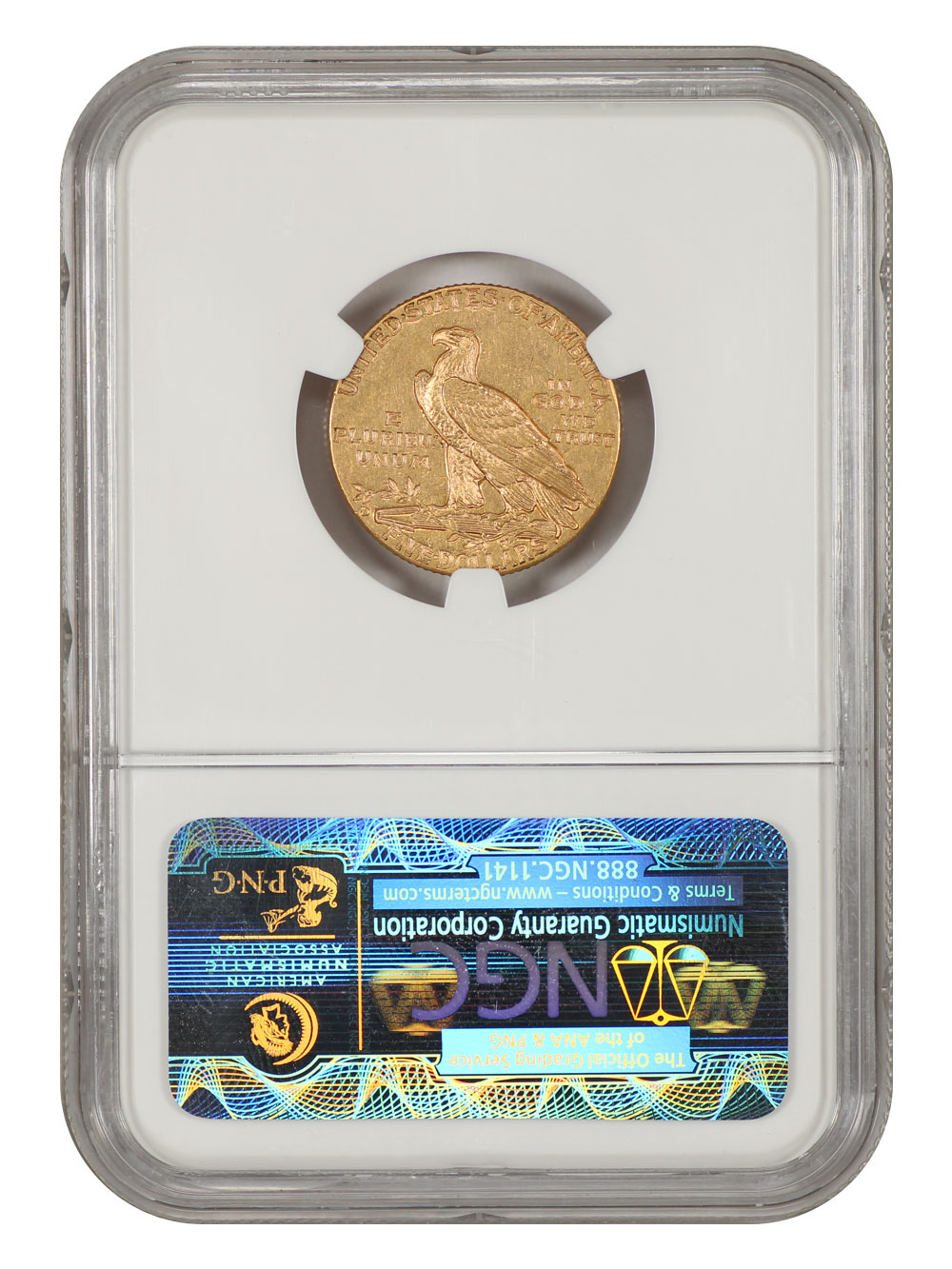 image for: 1909-D $5  NGC AU58