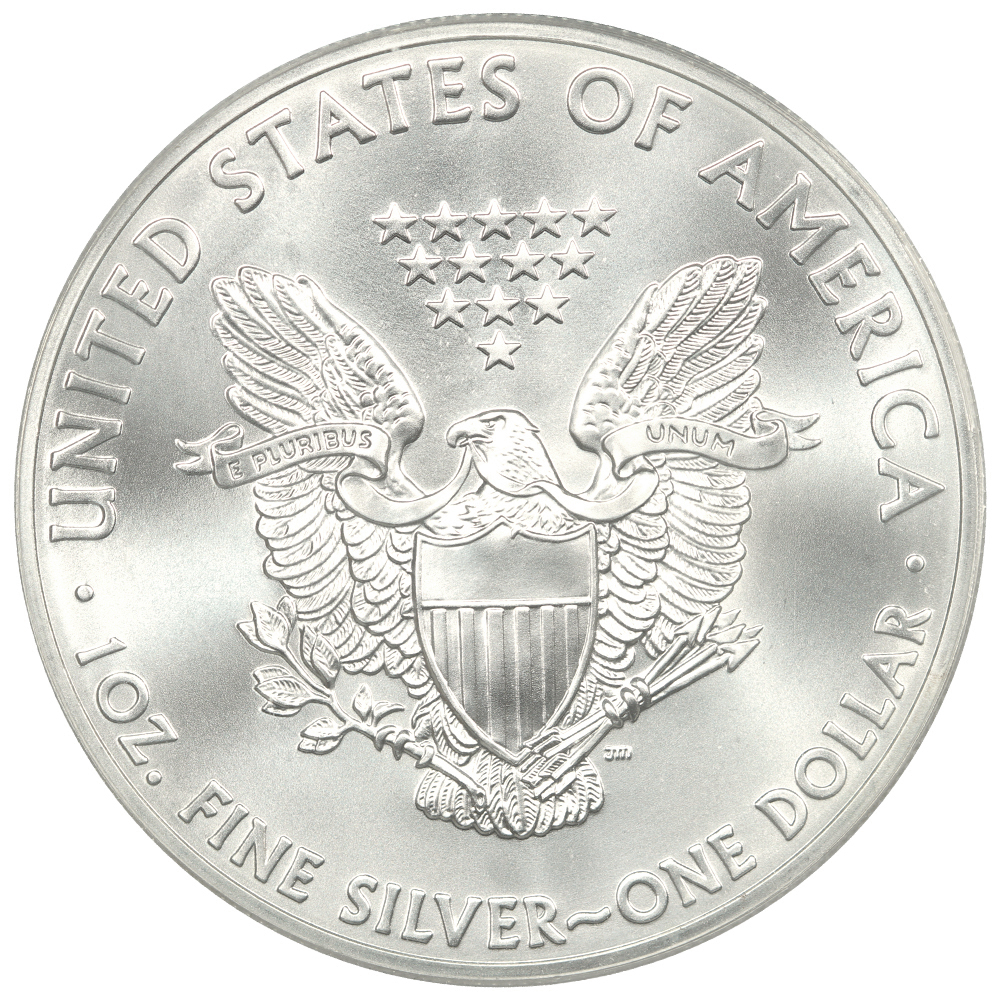 image for: 2015-(P) Silver Eagle, Struck at Philadelphia Mint $1  PCGS MS69