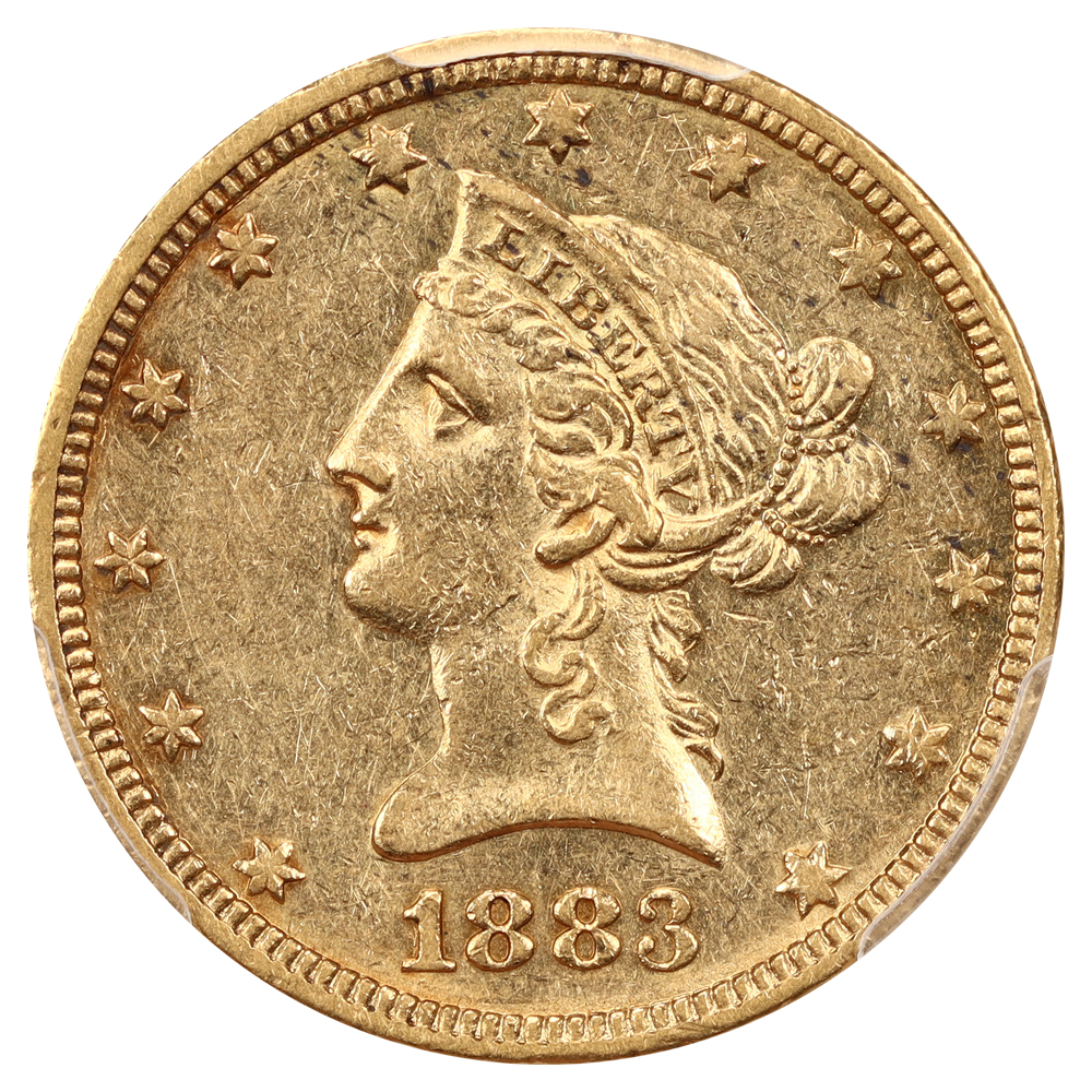 image for: 1883-O $10  PCGS AU53