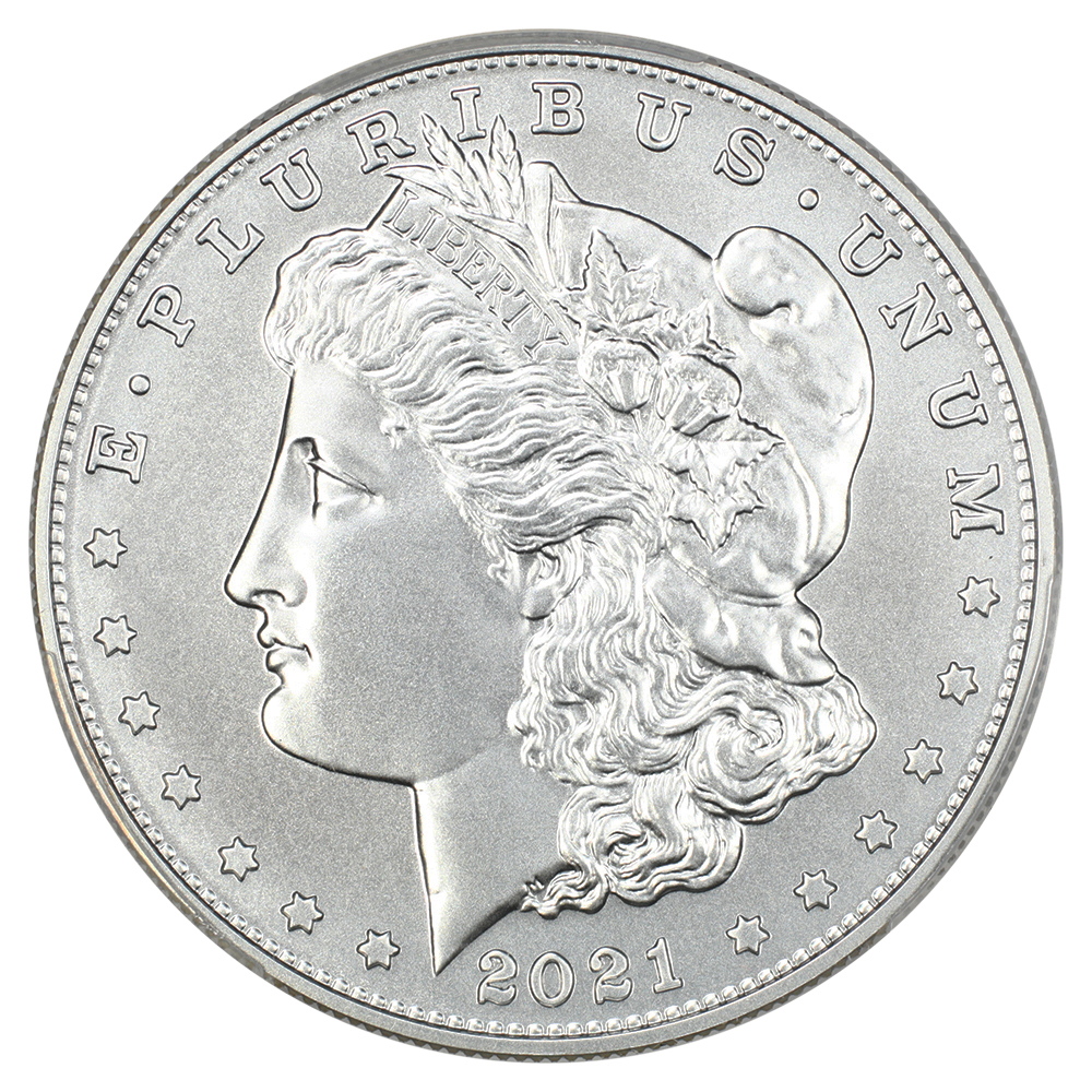 thumbnail for: 2021-D Morgan, 100th Anniversary S$1 PCGS MS70