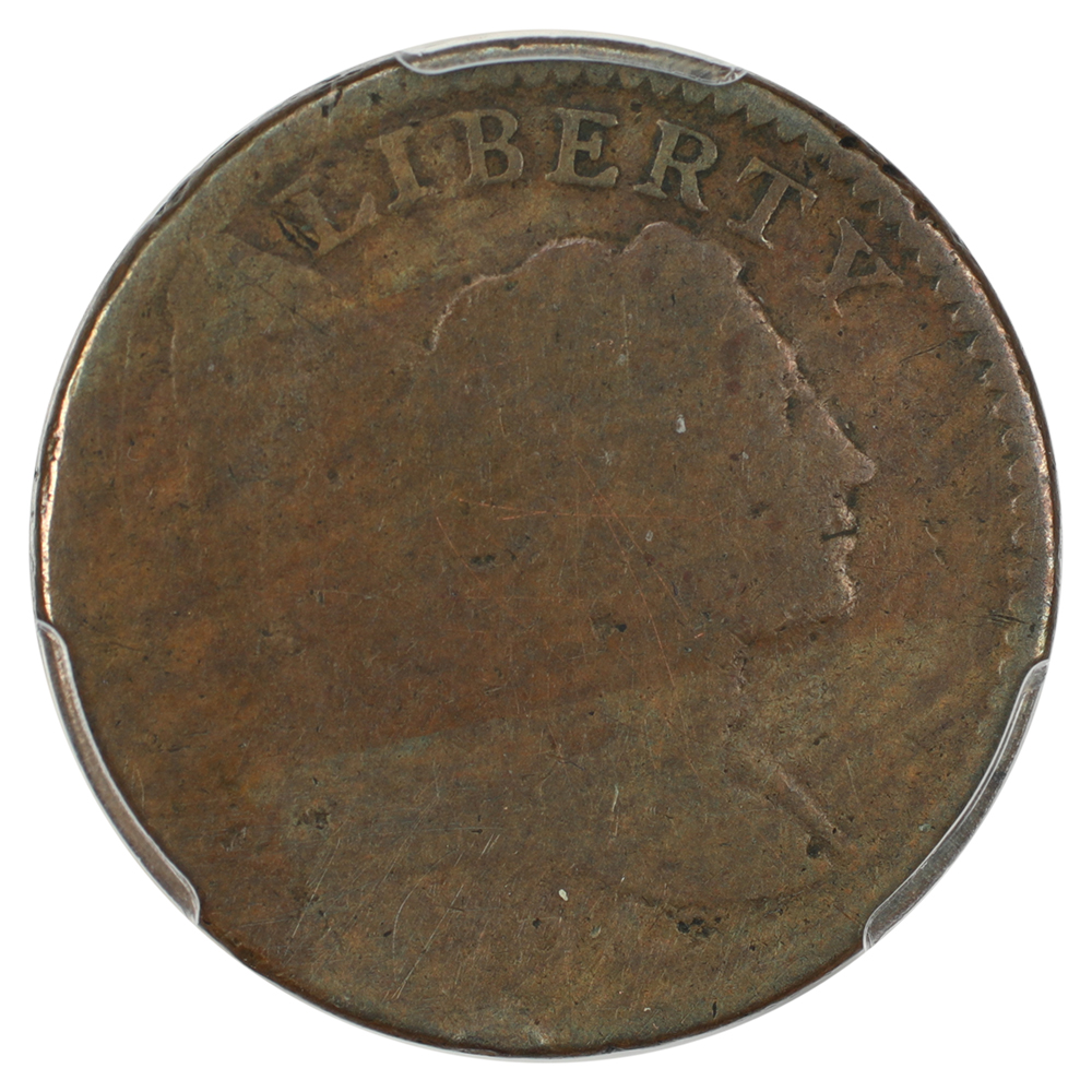 image for: 1794 Head of 1795 1c PCGS AG2 BN