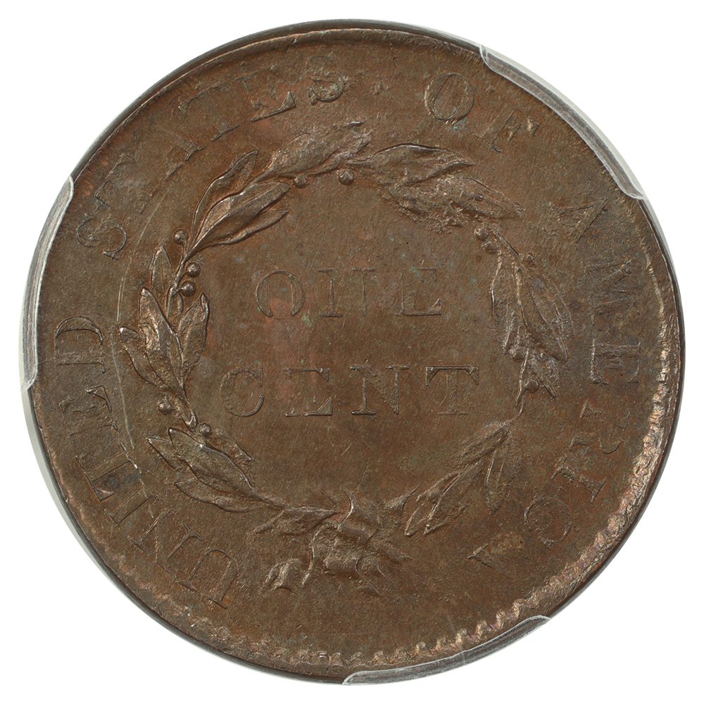 image for: 1804 Restrike of 1860 1c PCGS MS63 BN