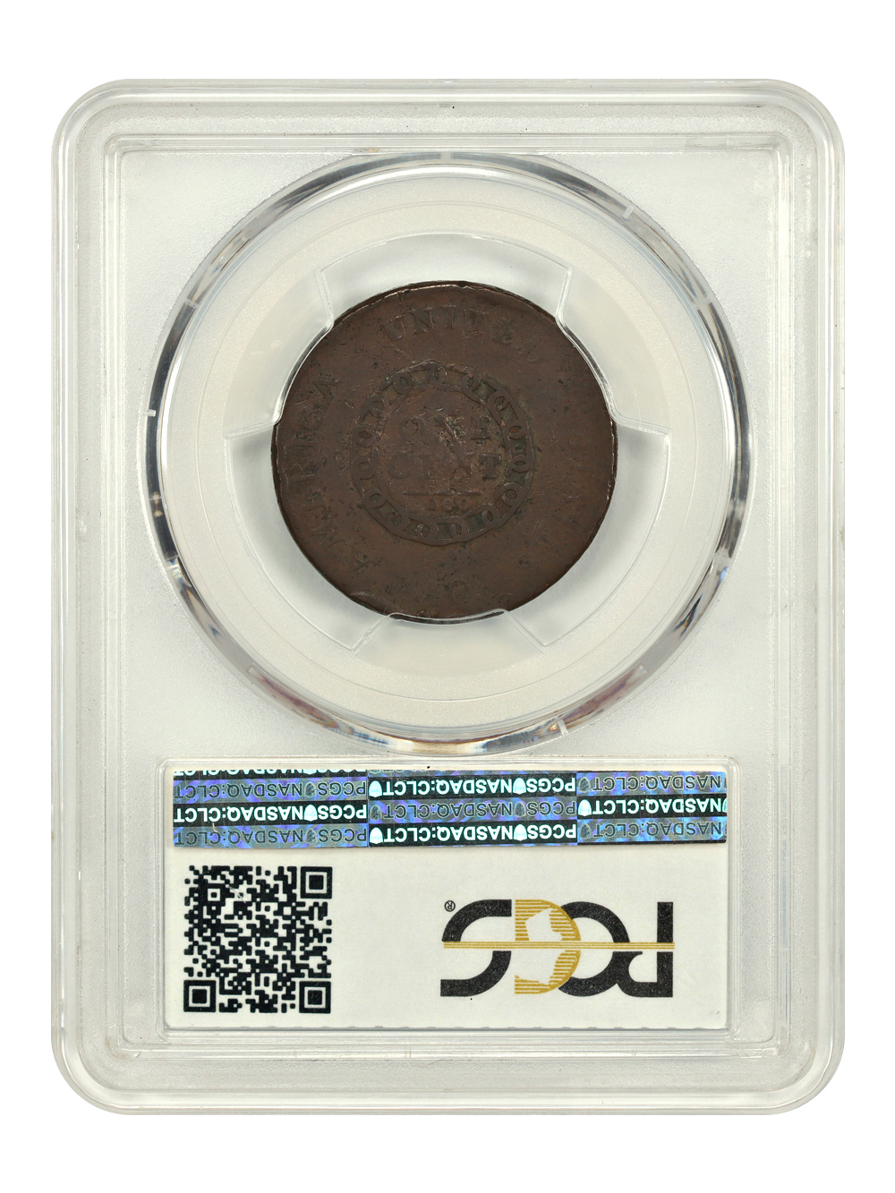 image for: 1793 Chain, Periods, S-4 1c PCGS G6 BN