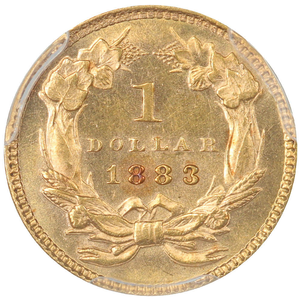image for: 1883 G$1 PCGS MS63
