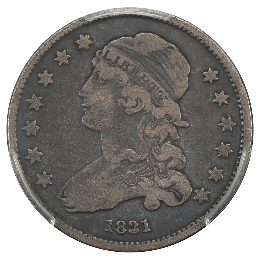 thumbnail for: 1831 Small Letters 25c PCGS F12