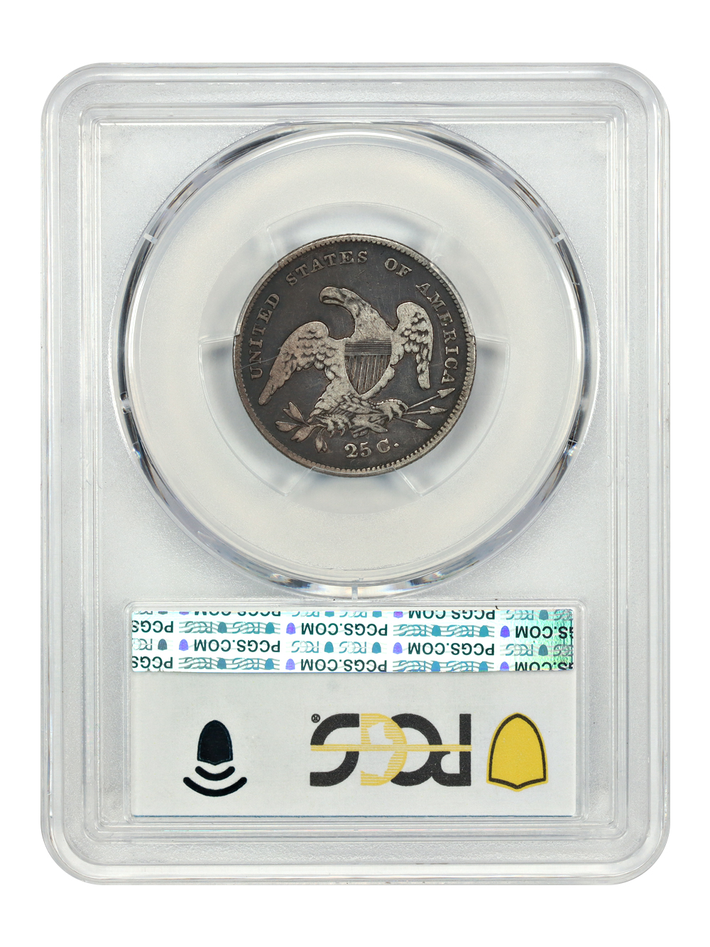 thumbnail for: 1831 Small Letters 25c PCGS F12