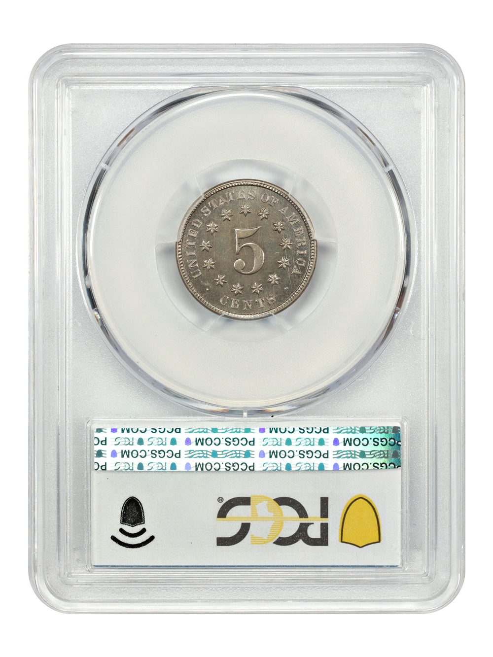 image for: 1875 5c PCGS PR64