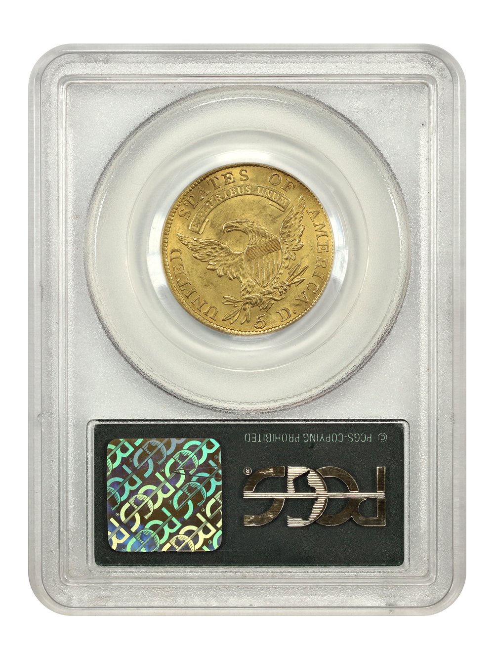 image for: 1810 Large Date, Large 5 $5  PCGS MS63