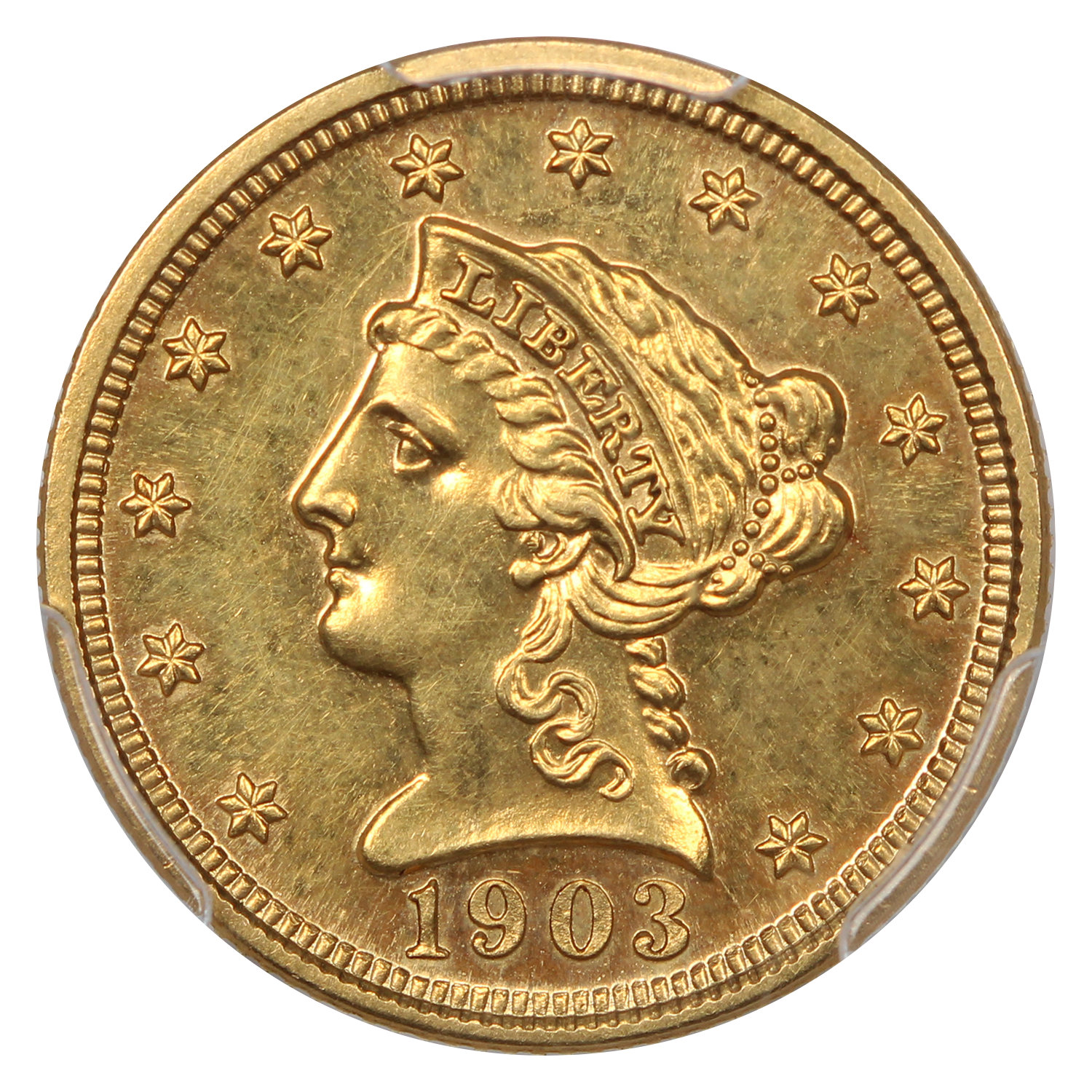 thumbnail for: 1903 $2 1/2 PCGS PR63