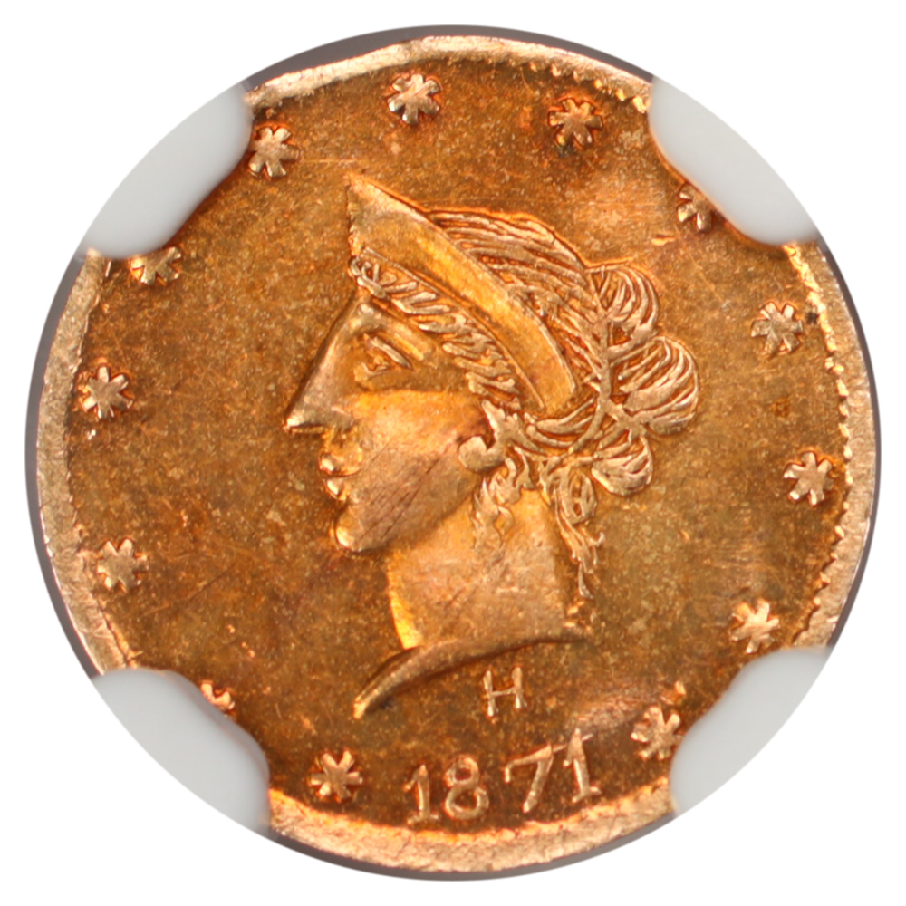 thumbnail for: 1871 BG-1041 50c NGC MS64