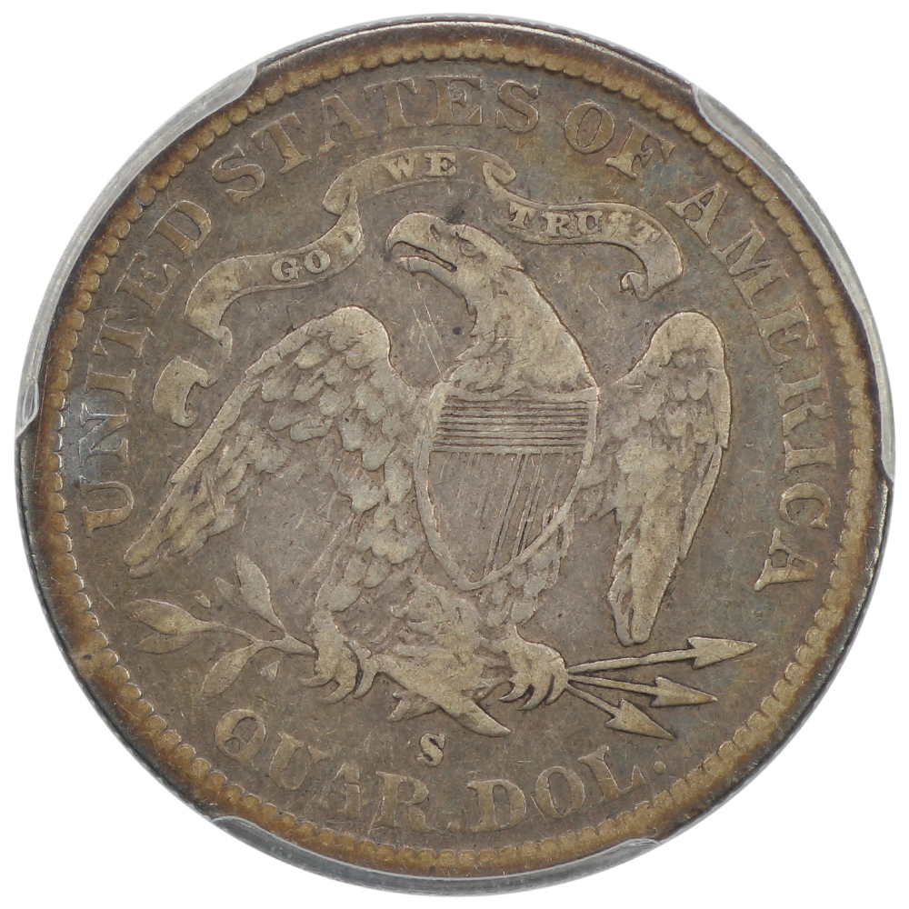 thumbnail for: 1878-S 25c PCGS F15