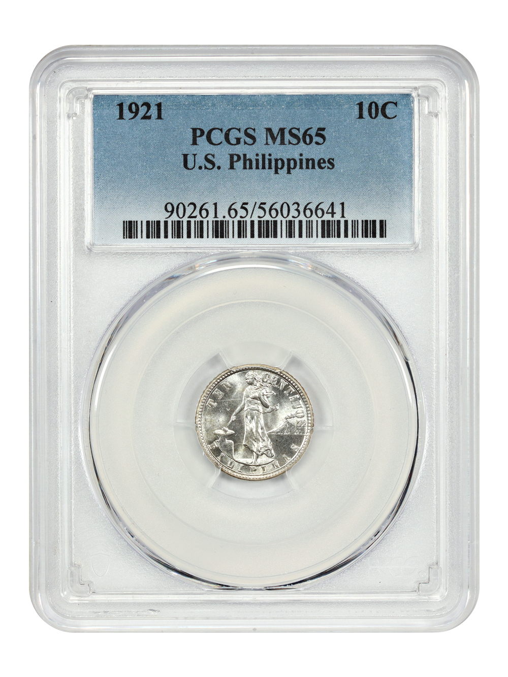 U.S. Philippines: 1921 10C