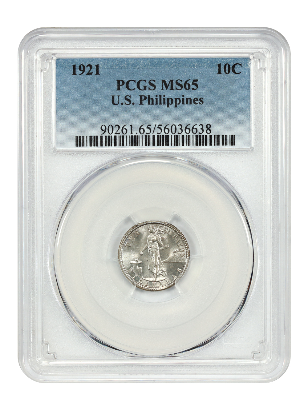 U.S. Philippines: 1921 10C