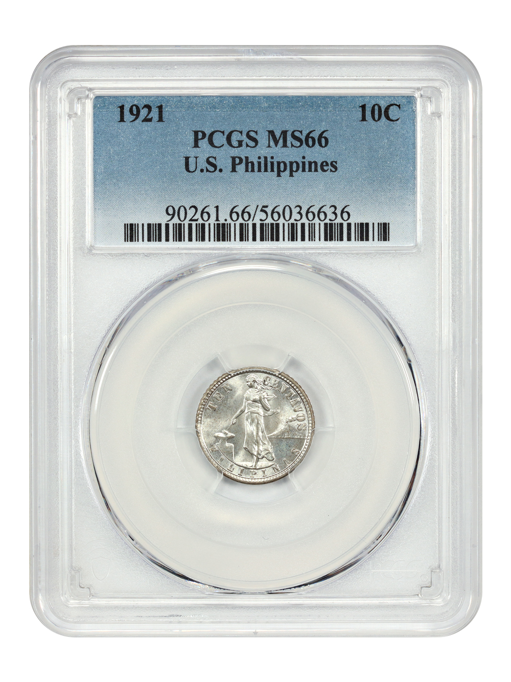 U.S. Philippines: 1921 10C