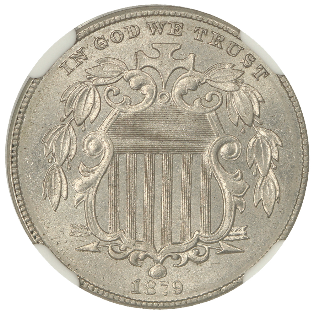 image for: 1879 5c NGC MS62