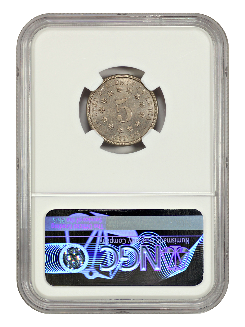 image for: 1879 5c NGC MS62