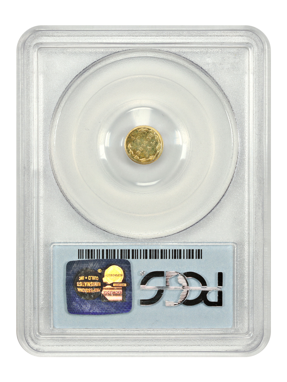 thumbnail for: 1870 BG-835 25c PCGS MS62