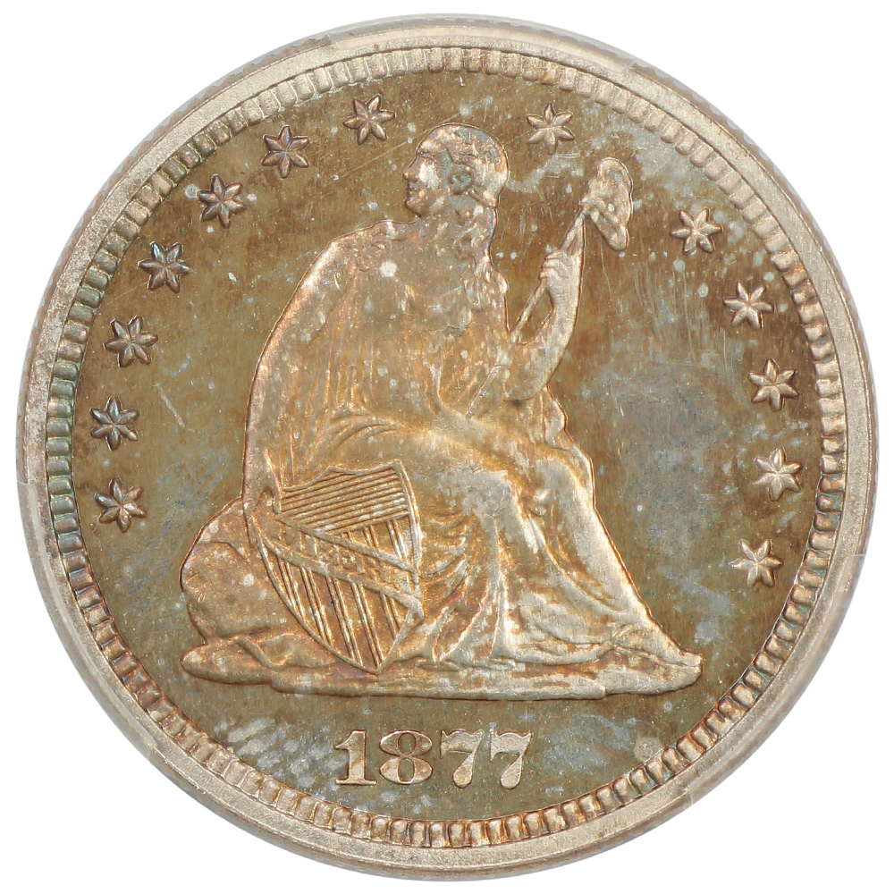 thumbnail for: 1877 25c PCGS PR66