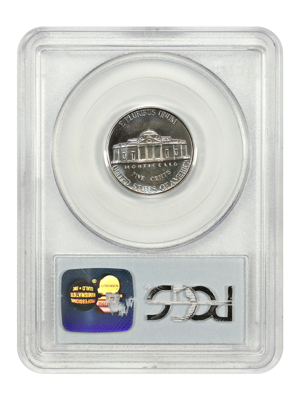 thumbnail for: 1938 Jefferson 5c PCGS PR68