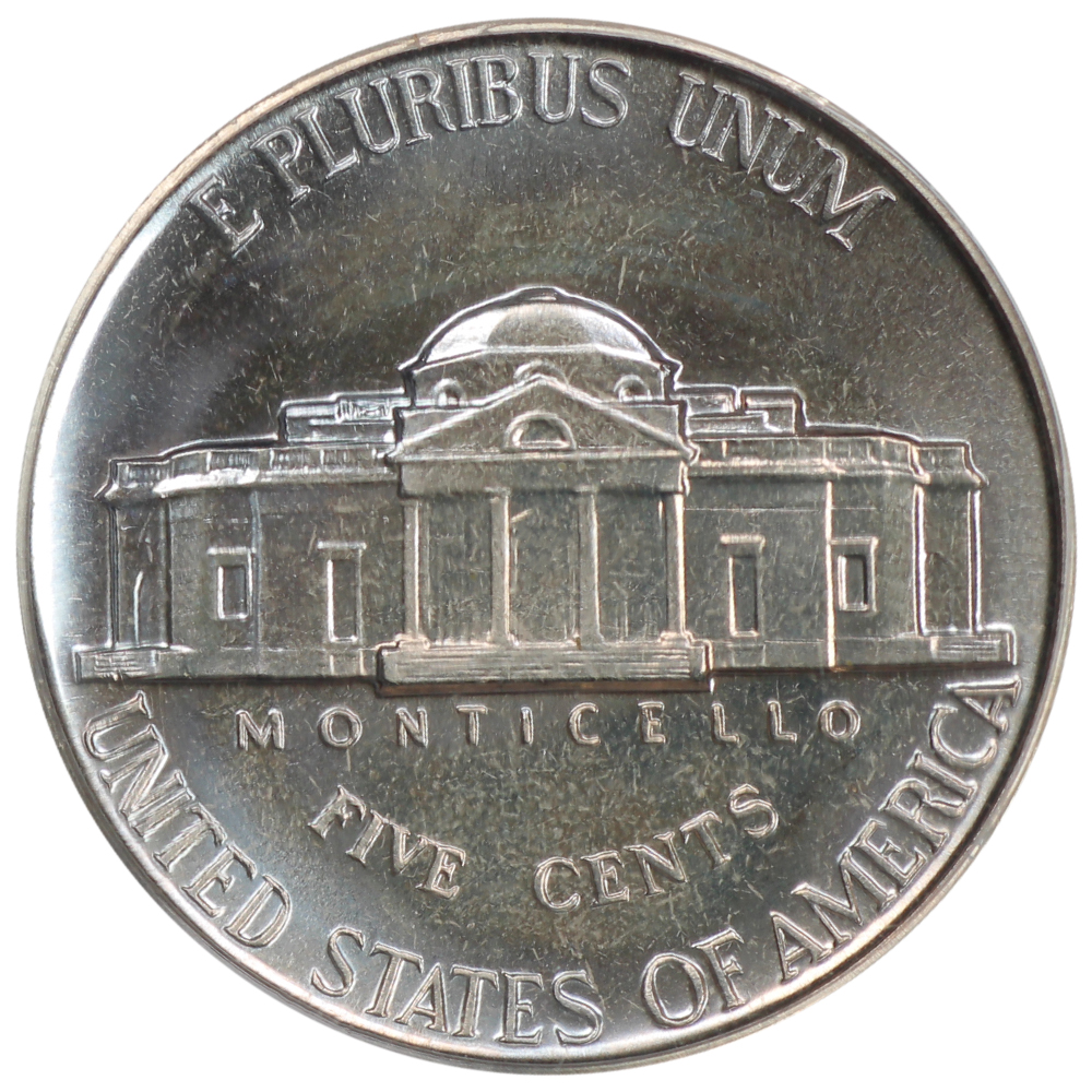 thumbnail for: 1938 Jefferson 5c PCGS PR68