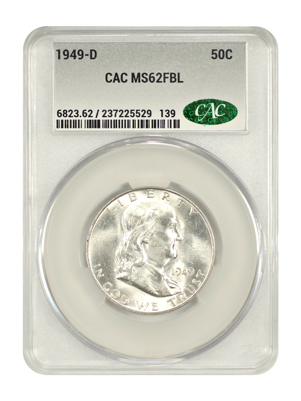 1949-D 50C, FBL