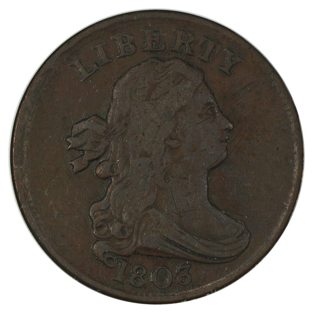 image for: 1803 1/2c NGC XF40 BN