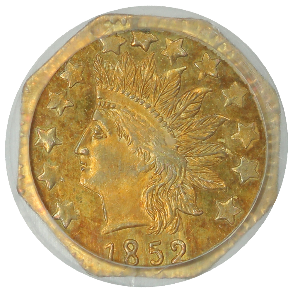 thumbnail for: 1852 BG-963 50c PCGS MS64