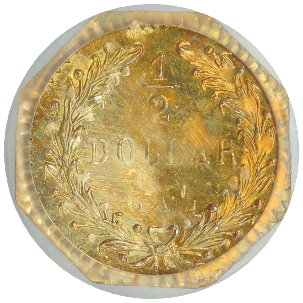 thumbnail for: 1852 BG-963 50c PCGS MS64