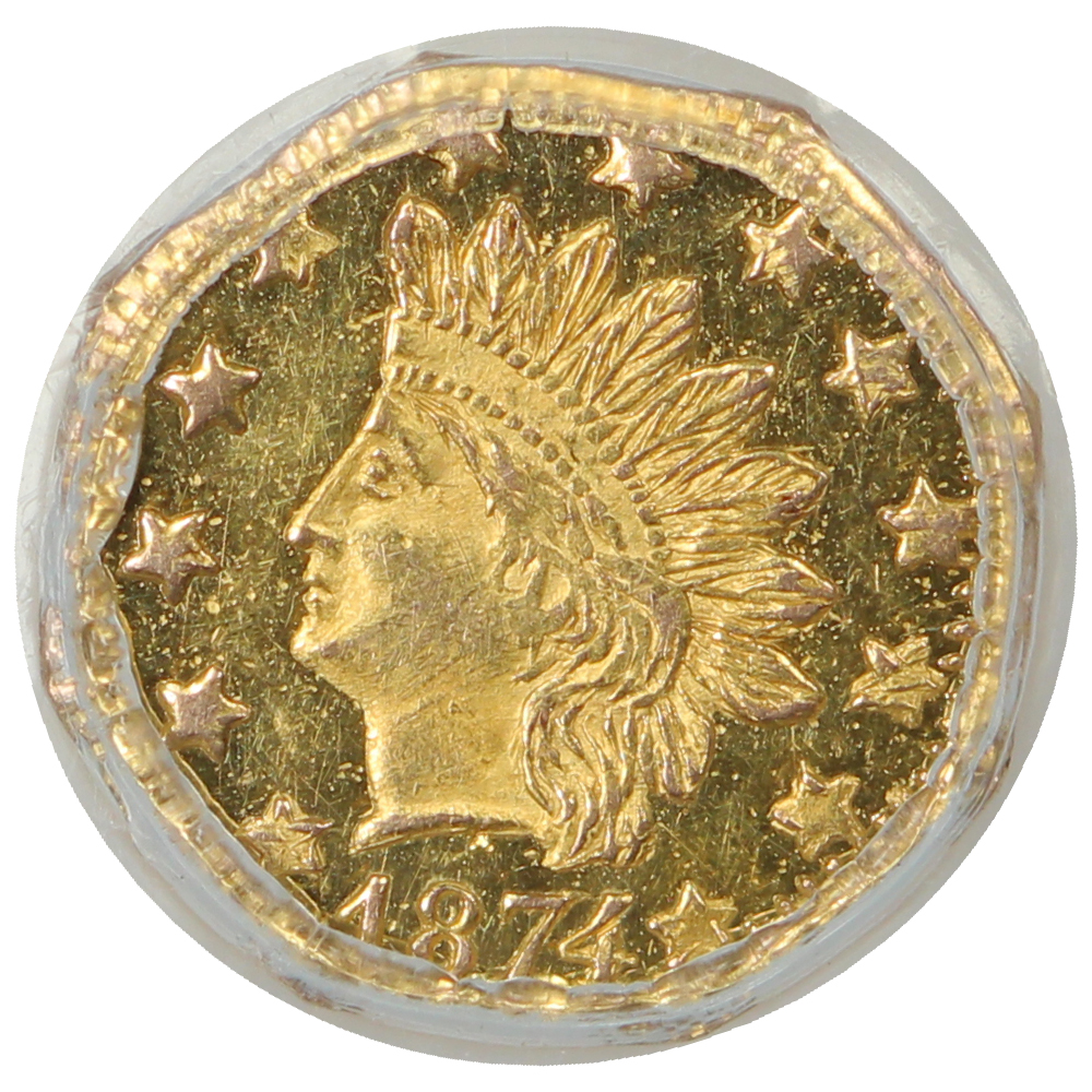 image for: 1874/3 BG-943 50c PCGS MS64