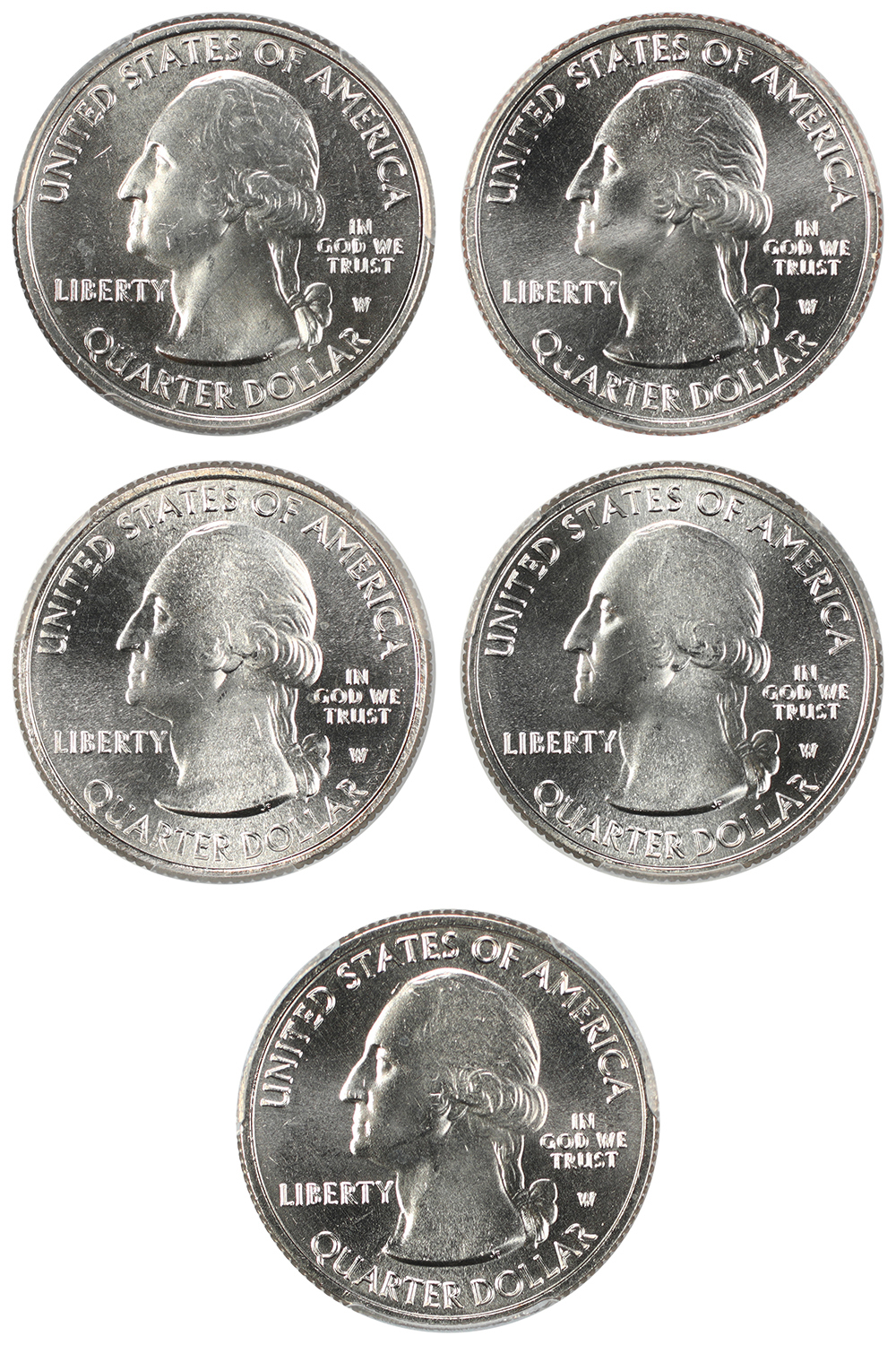 image for: 2019-W American Memorial 25c PCGS MS66